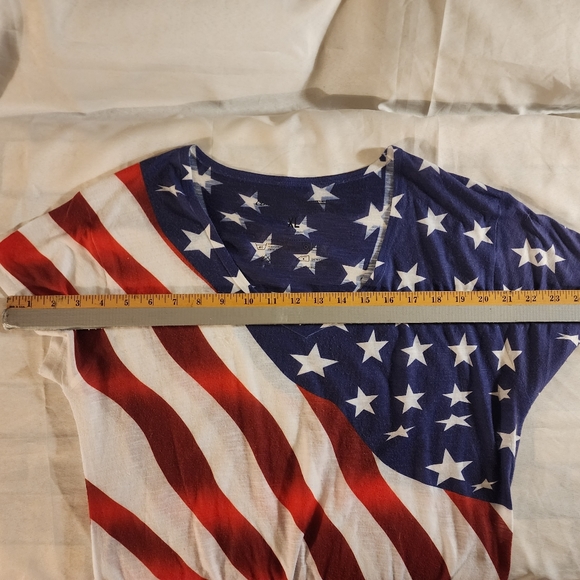 AMERICAN SUMMER CLOTHING CO. AMERICAN FLAG XL TEE & SCARF - Picture 3 of 10